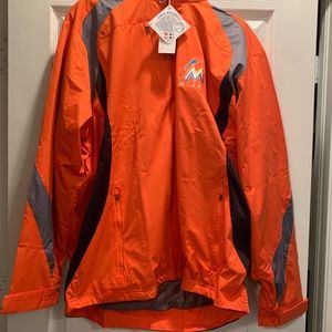 Antigua Traverse full-zip Miami Marlins jacket